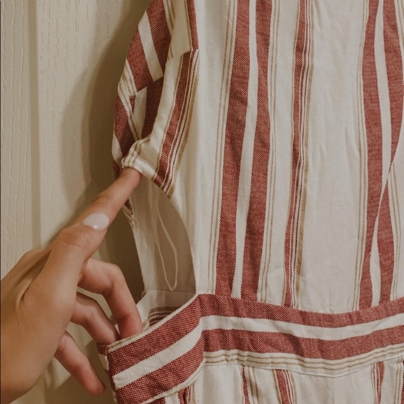 Jumpsuit, Maroon/white/gold - Picture 3 of 3